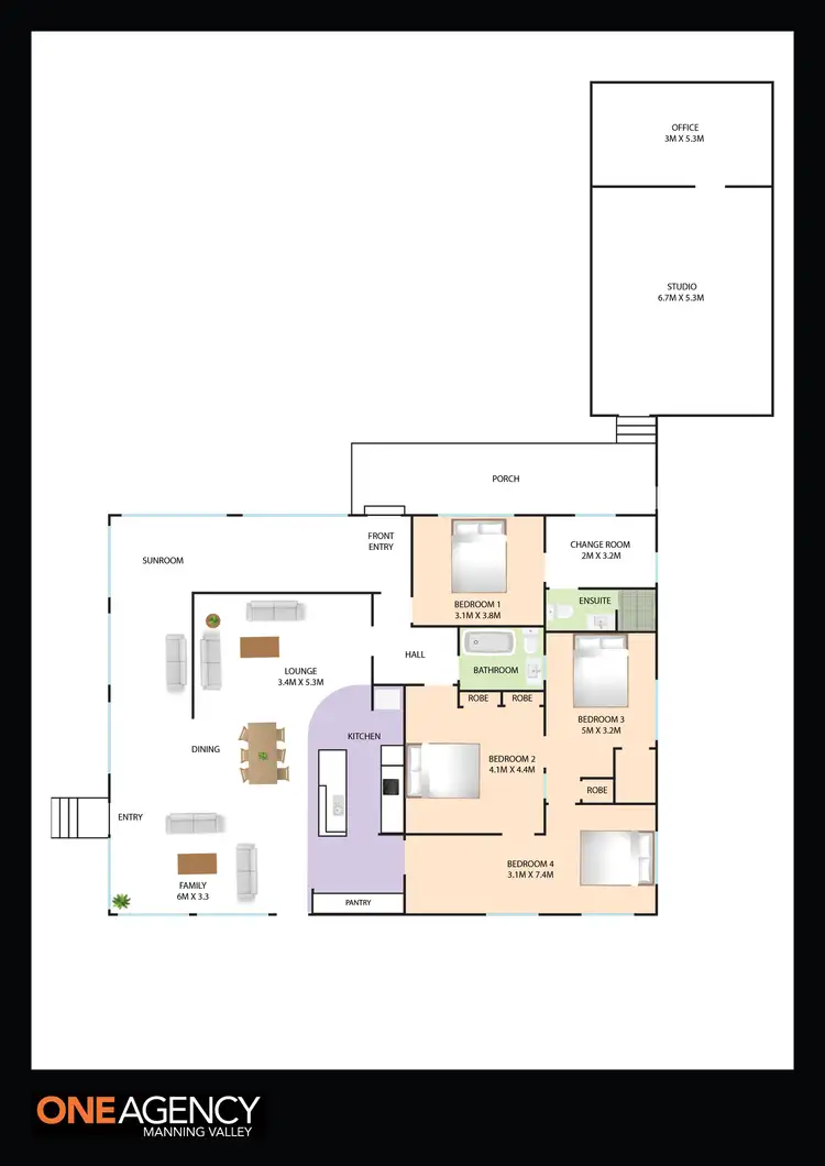 Floorplan of Homely rural property listing, 1981 Wallanbah Road, Firefly NSW 2429