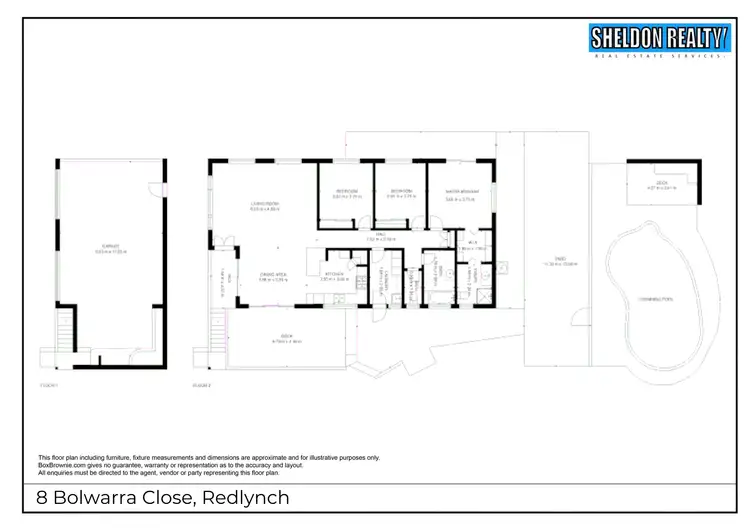Floorplan of Homely house listing, 8 Bolwarra Close, Redlynch QLD 4870