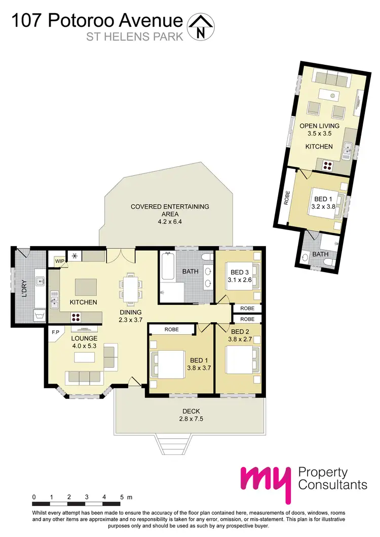 Floorplan of Homely house listing, 107 Potoroo Avenue, St Helens Park NSW 2560