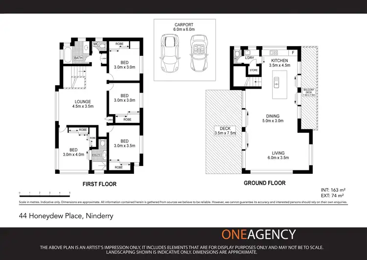 Floorplan of Homely rural property listing, 44 Honeydew Place, Ninderry QLD 4561