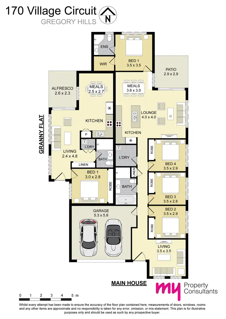 Floorplan of Homely house listing, 170A & 170B Village Circuit, Gregory Hills NSW 2557