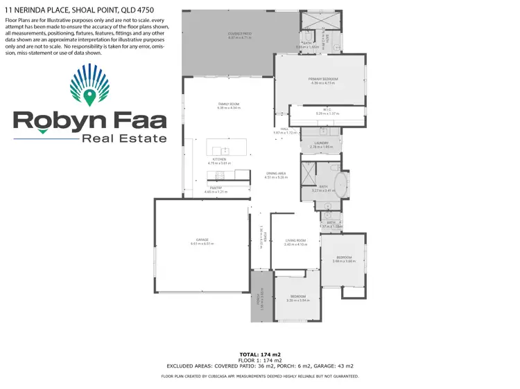 Floorplan of Homely house listing, 11 Nerinda Place, Shoal Point QLD 4750
