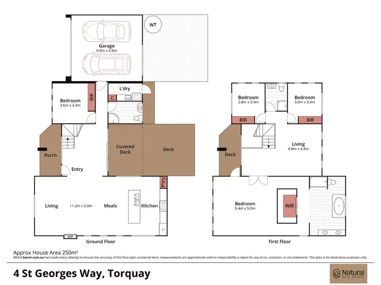 Floorplan of Homely house listing, 4 St Georges Way, Torquay VIC 3228