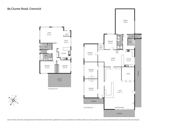 Floorplan of Homely house listing, 85 Clunes Road, Creswick VIC 3363