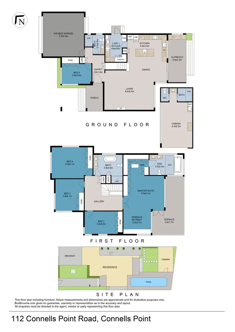 Floorplan of Homely house listing, 122 Connells Point Road, Connells Point NSW 2221