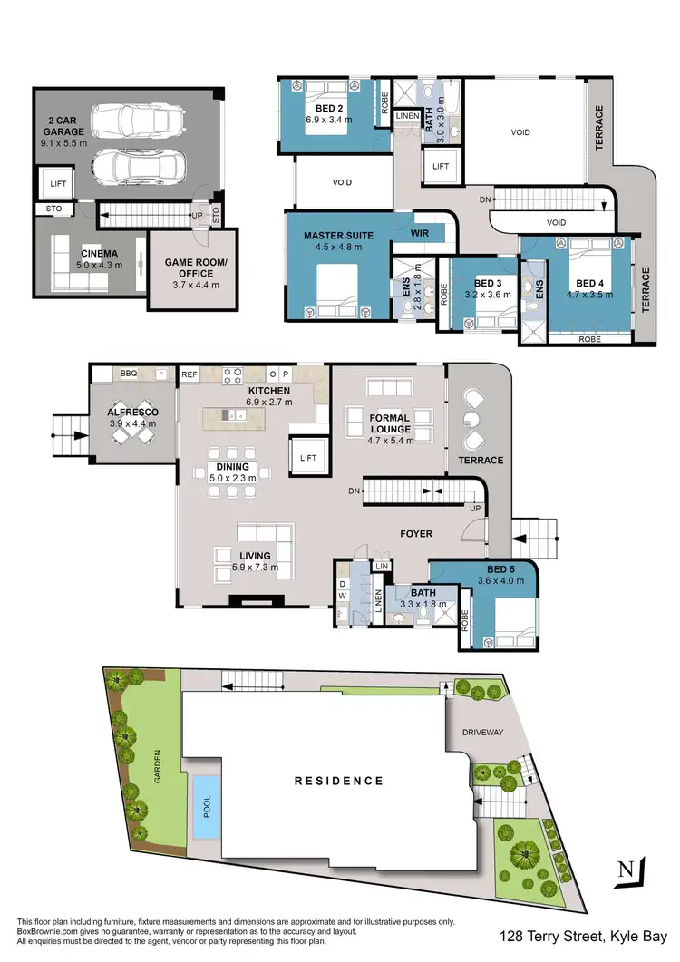 Floorplan of Homely house listing, 128 Terry Street, Kyle Bay NSW 2221