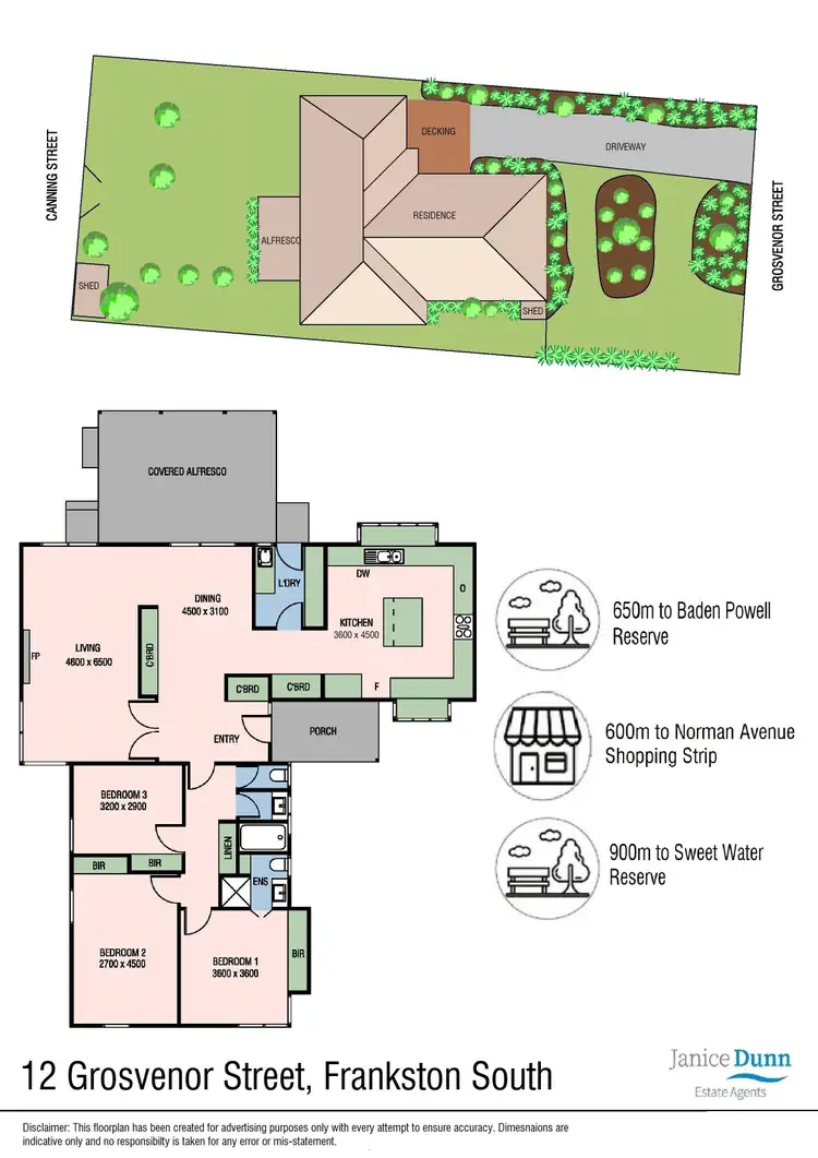 Floorplan of Homely house listing, 12 Grosvenor Street, Frankston South VIC 3199