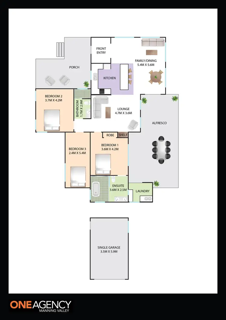 Floorplan of Homely house listing, 21 Flett Street, Taree NSW 2430