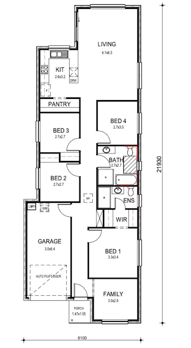 Floorplan of Homely house listing, Address available on request