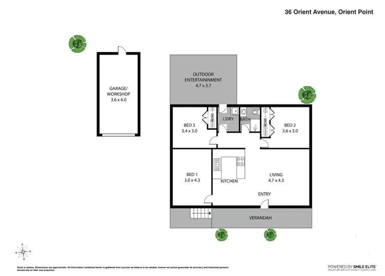 Floorplan of Homely house listing, 36 Orient Avenue, Orient Point NSW 2540