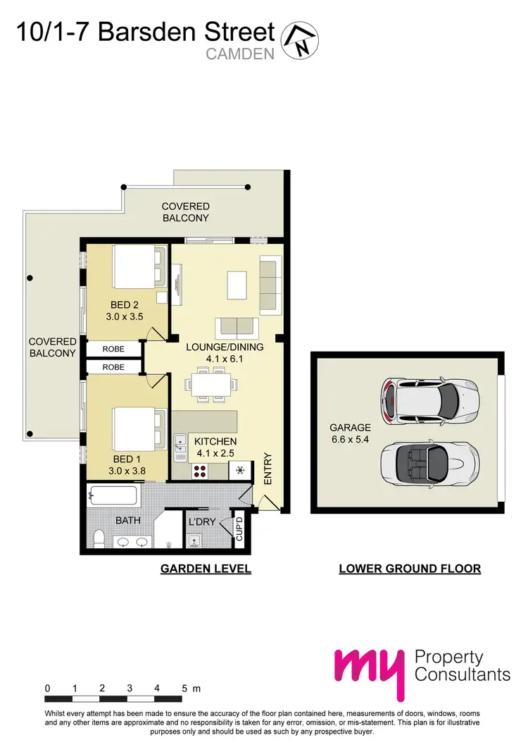 Floorplan of Homely apartment listing, 10/1-7 Barsden Street, Camden NSW 2570
