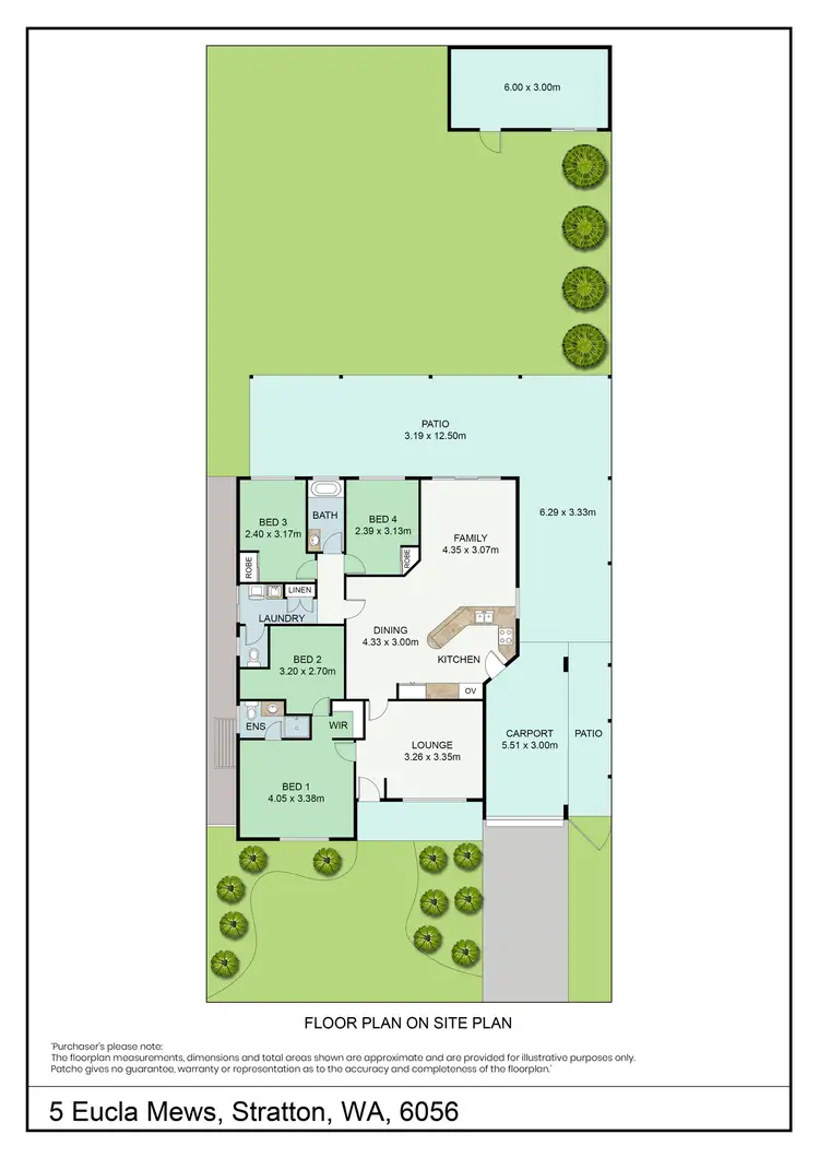 Floorplan of Homely house listing, 5 Eucla Mews, Stratton WA 6056