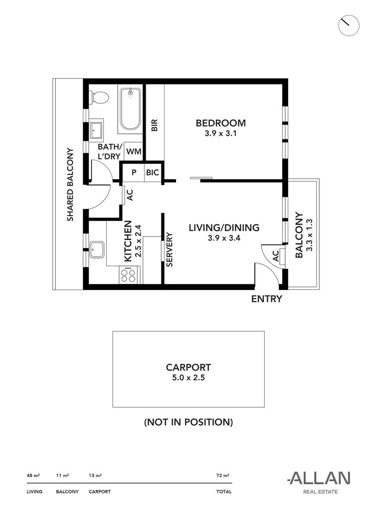Floorplan of Homely unit listing, 10/42 Mortimer Street, Kurralta Park SA 5037