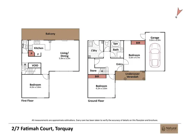 Floorplan of Homely house listing, 2/7 Fatimah Court, Torquay VIC 3228