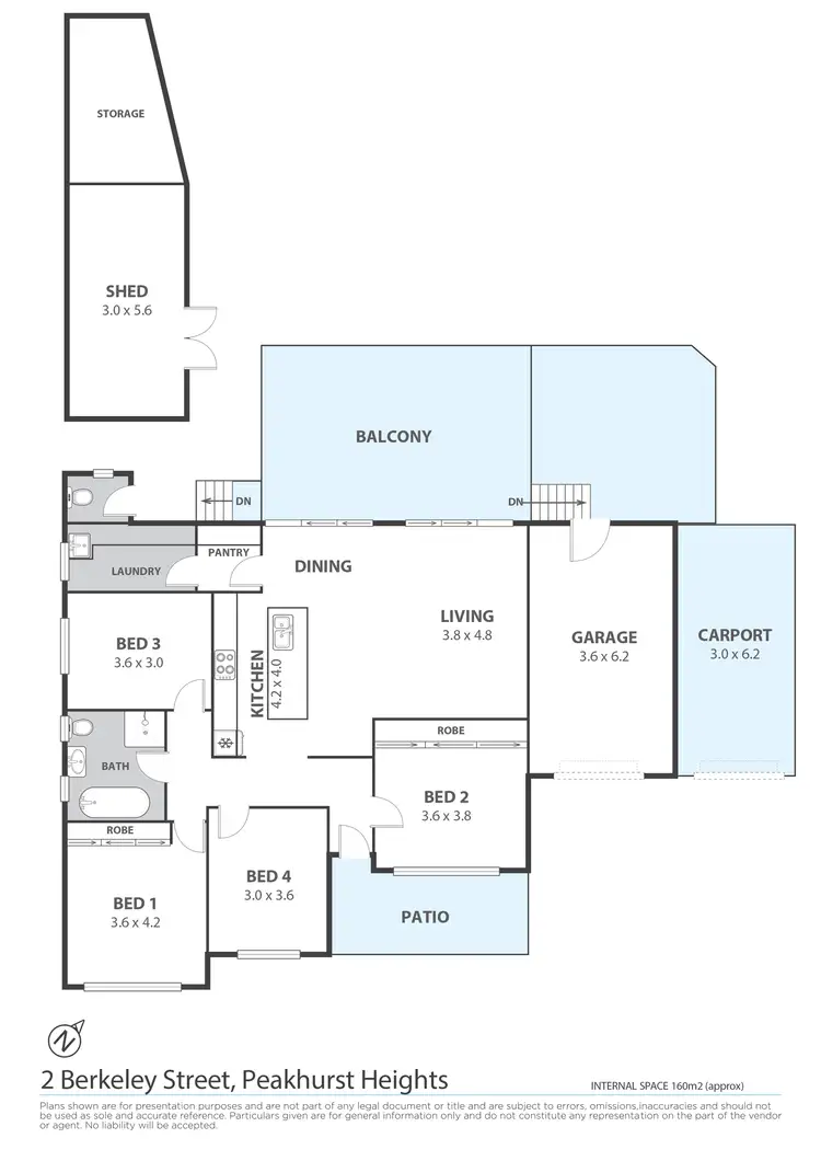 Floorplan of Homely house listing, 2 Berkeley Street, Peakhurst Heights NSW 2210