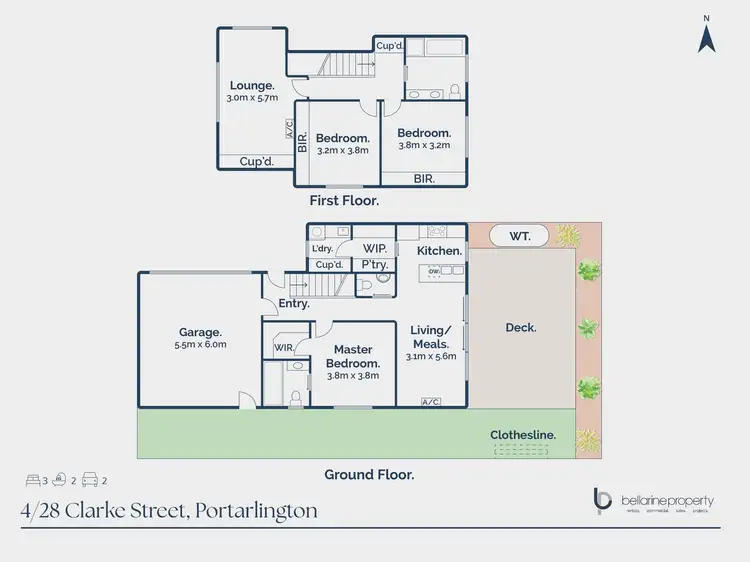 Floorplan of Homely house listing, 4/28 Clarke Street, Portarlington VIC 3223