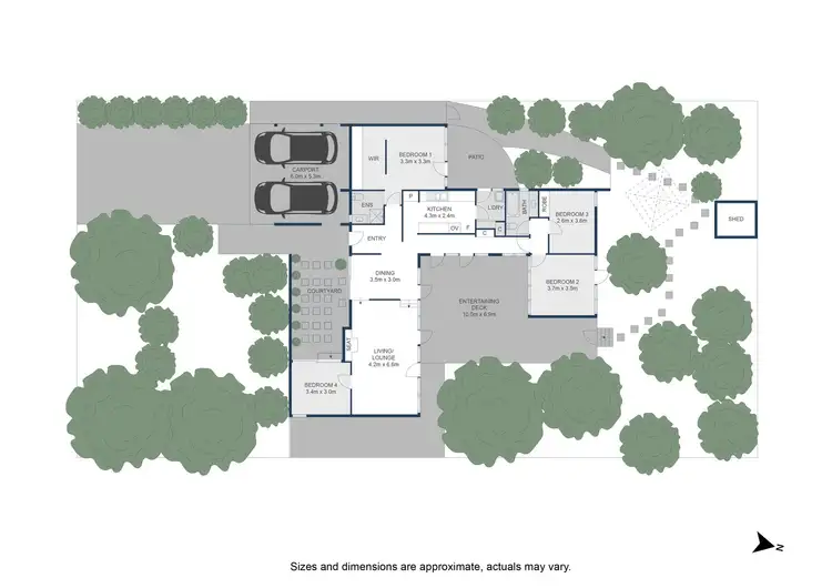 Floorplan of Homely house listing, 20 Sidaway Street, Chapman ACT 2611