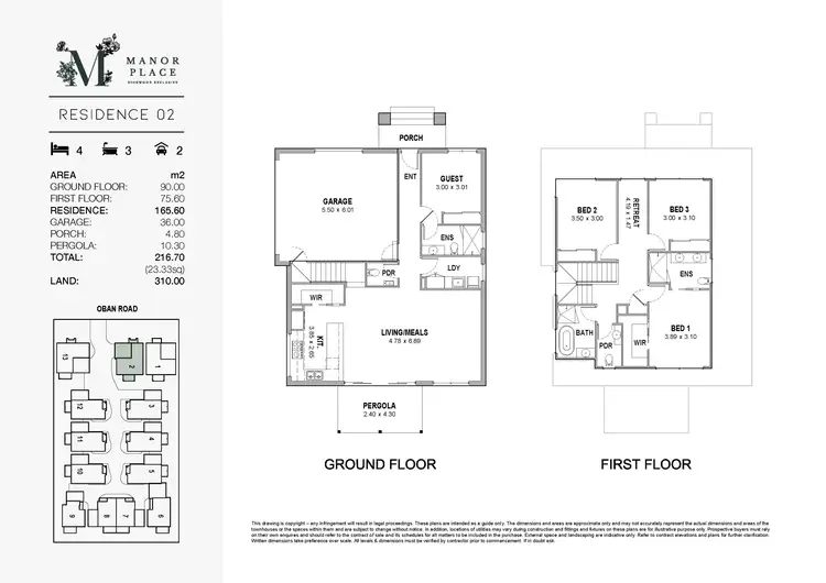 Floorplan of Homely townhouse listing, Lot 2/80-82 Oban Road, Ringwood VIC 3134