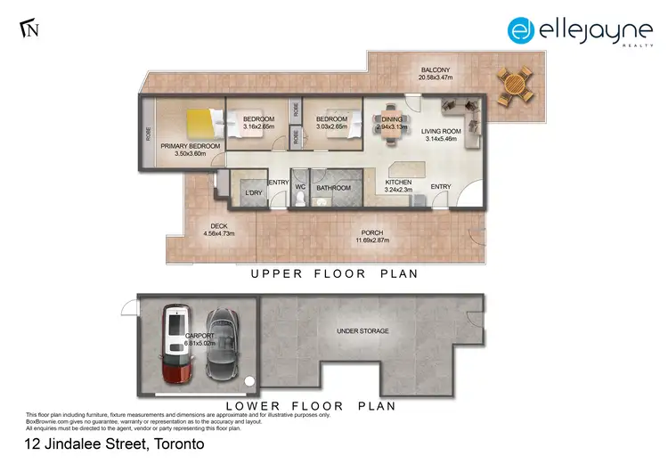 Floorplan of Homely house listing, 12 Jindalee Street, Toronto NSW 2283