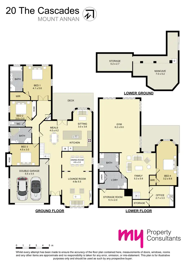 Floorplan of Homely house listing, 20 The Cascades, Mount Annan NSW 2567