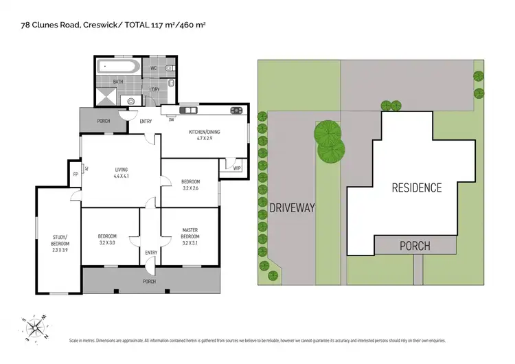 Floorplan of Homely house listing, 78 Clunes Road, Creswick VIC 3363