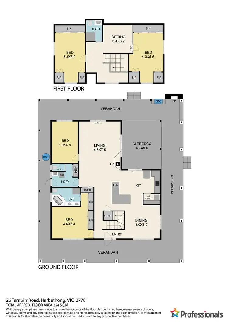 Floorplan of Homely house listing, 26 Tarnpirr Rd, Narbethong VIC 3778