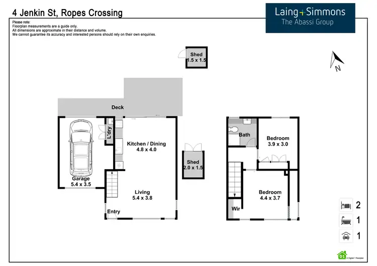 Floorplan of Homely house listing, 4 Jenkin Street, Ropes Crossing NSW 2760