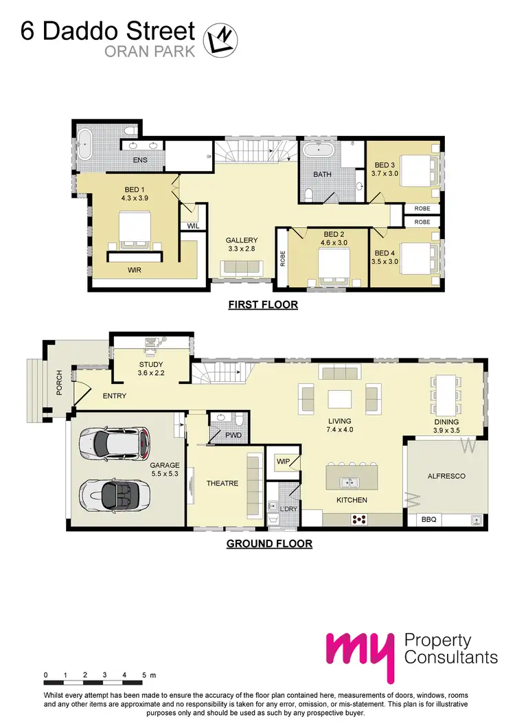 Floorplan of Homely house listing, 6 Daddo Street, Oran Park NSW 2570