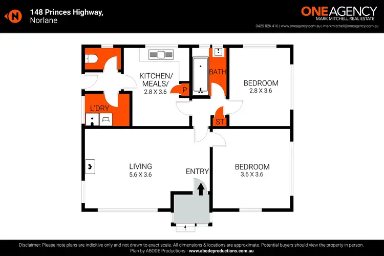 Floorplan of Homely house listing, 148 Princes Highway, Norlane VIC 3214