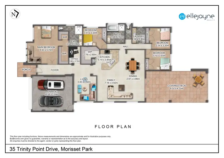 Floorplan of Homely house listing, 35 Trinity Point Drive, Morisset Park NSW 2264