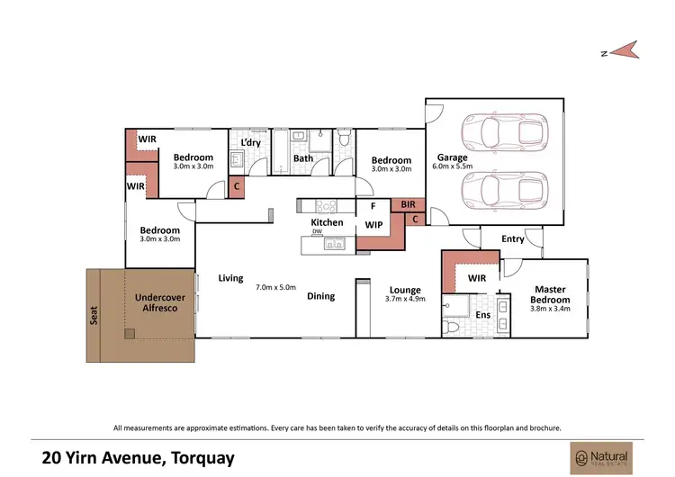 Floorplan of Homely house listing, 20 Yirn Avenue, Torquay VIC 3228