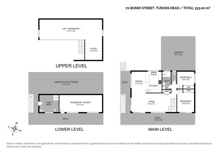 Floorplan of Homely house listing, 70 Bondi Street, Tuross Head NSW 2537