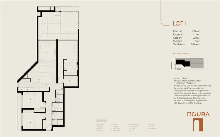 Floorplan of Homely apartment listing, 3/27 Beaconsfield Street, Highgate Hill QLD 4101