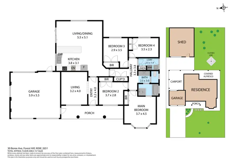 Floorplan of Homely house listing, 30 Boree Avenue, Forest Hill NSW 2651