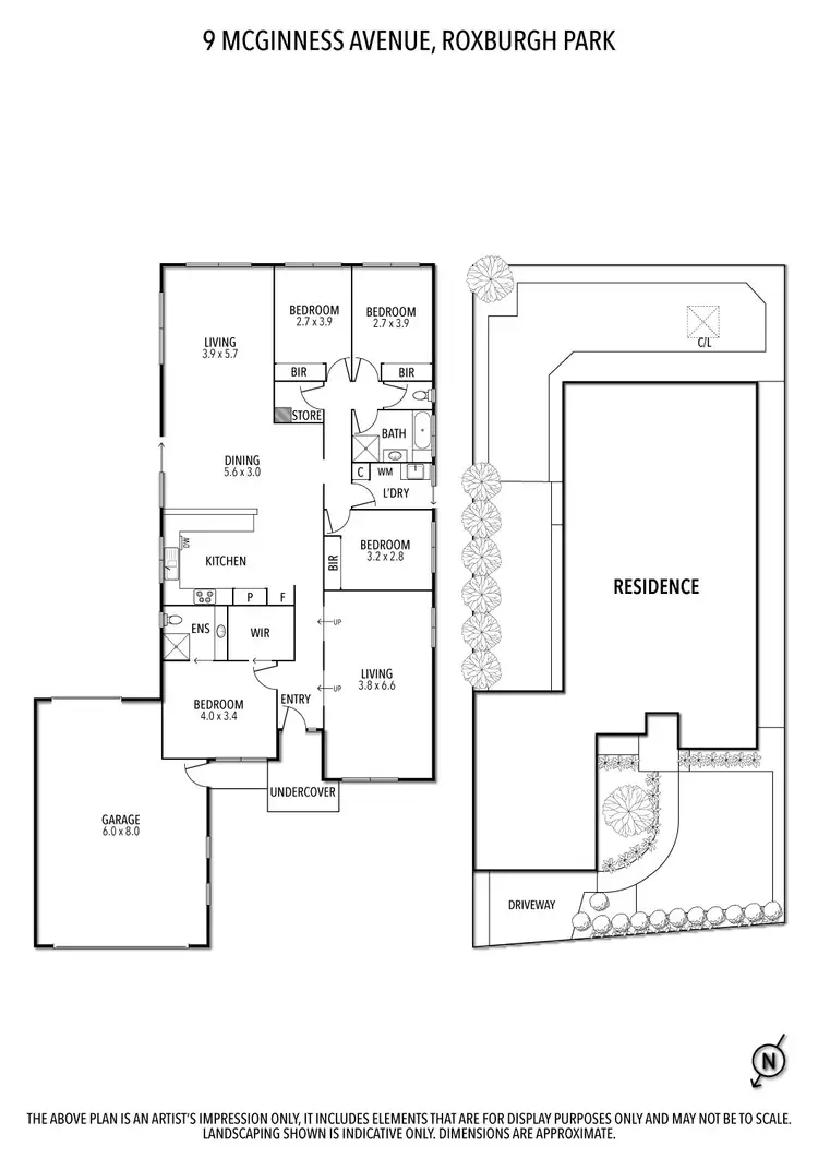 Floorplan of Homely house listing, 9 McGinness Avenue, Roxburgh Park VIC 3064