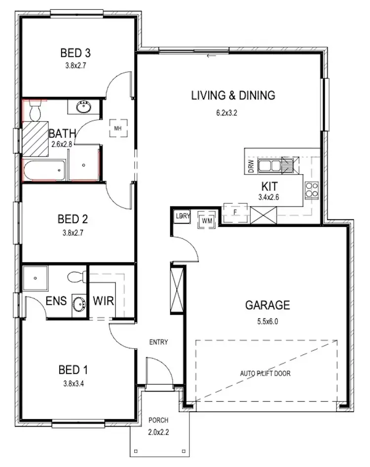 Floorplan of Homely house listing, Address available on request