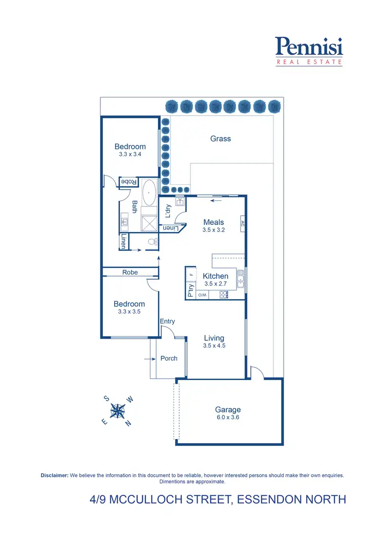 Floorplan of Homely unit listing, 4/9 McCulloch Street, Essendon VIC 3040