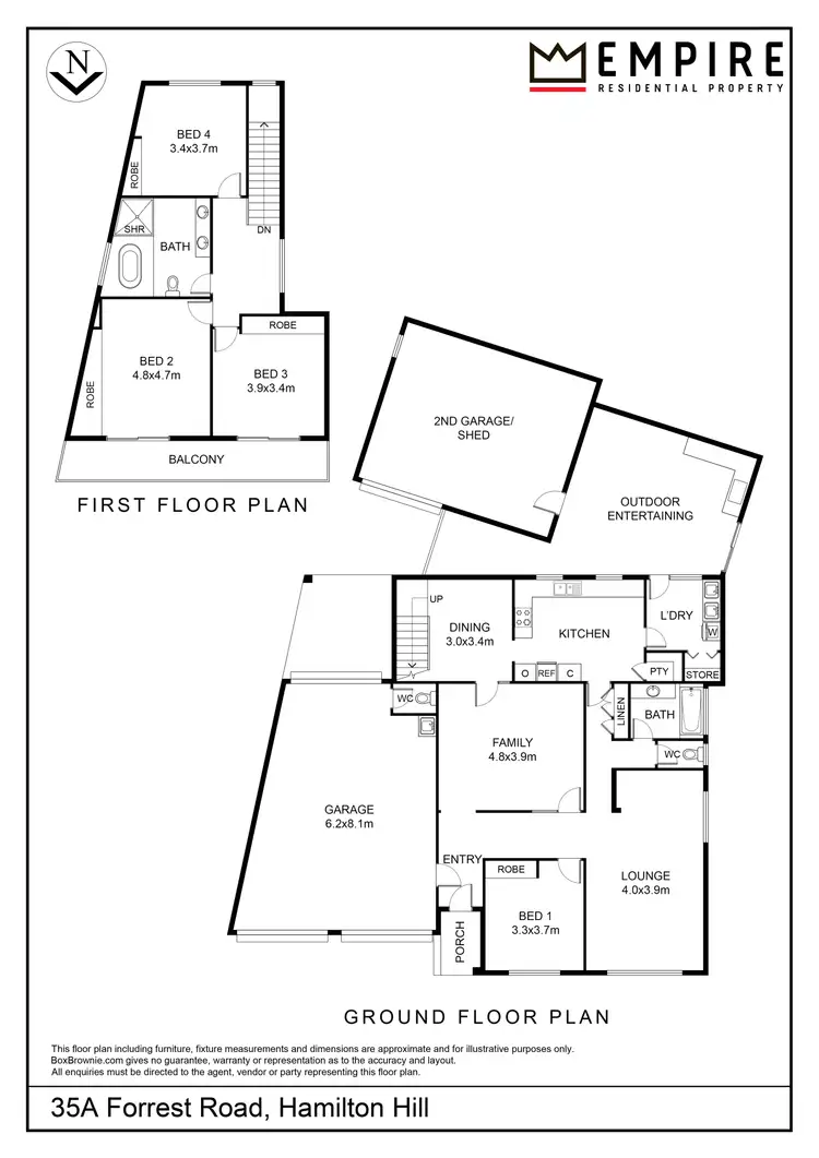 Floorplan of Homely house listing, 35A Forrest Road, Hamilton Hill WA 6163