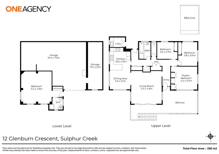 Floorplan of Homely house listing, 12 Glenburn Crescent, Sulphur Creek TAS 7316
