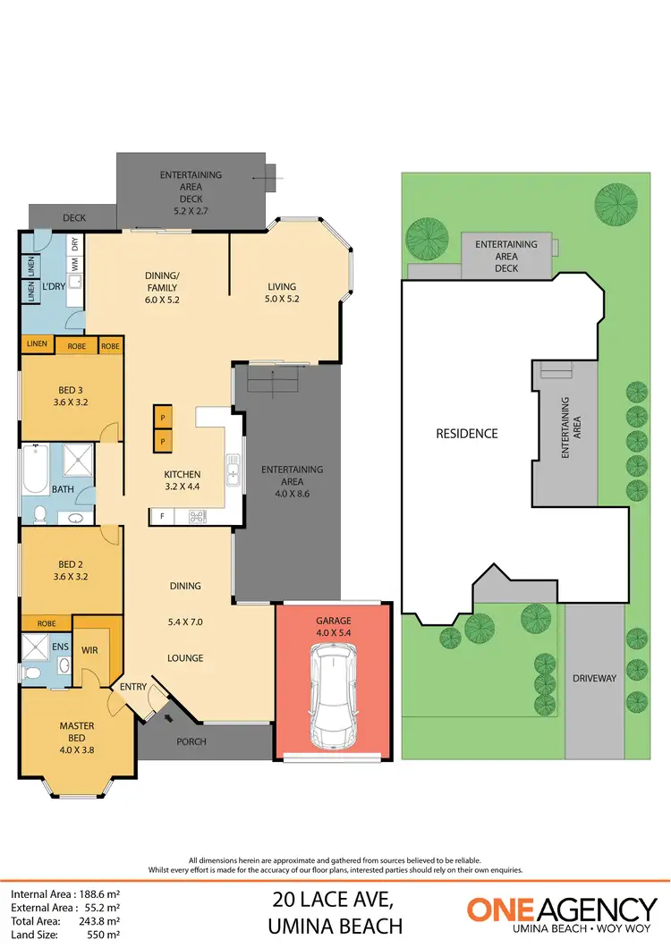 Floorplan of Homely house listing, 20 Lace Avenue, Umina Beach NSW 2257
