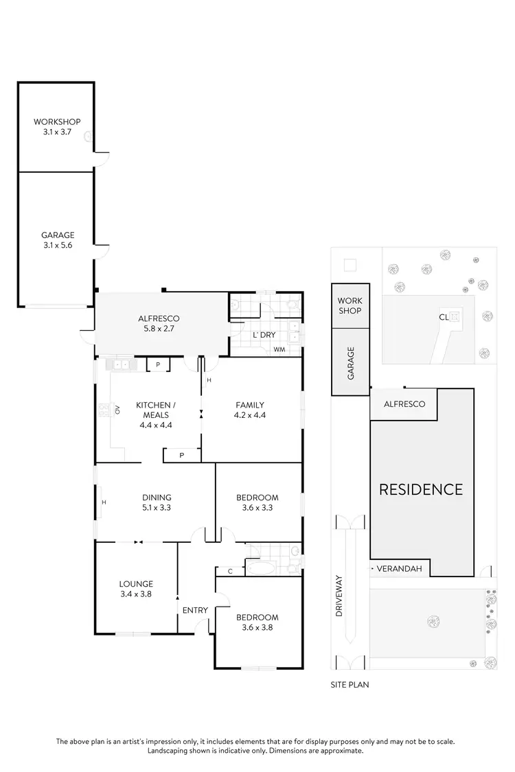 Floorplan of Homely house listing, 8 Rodney Avenue, Coburg North VIC 3058