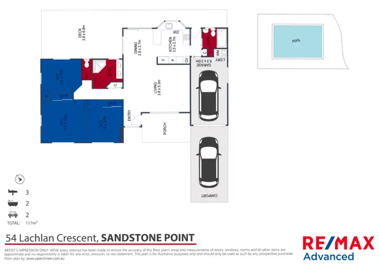 Floorplan of Homely house listing, 54 Lachlan Crescent, Sandstone Point QLD 4511