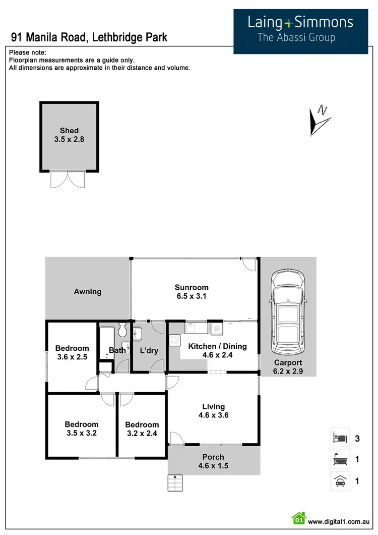Floorplan of Homely house listing, 91 Manila Road, Lethbridge Park NSW 2770