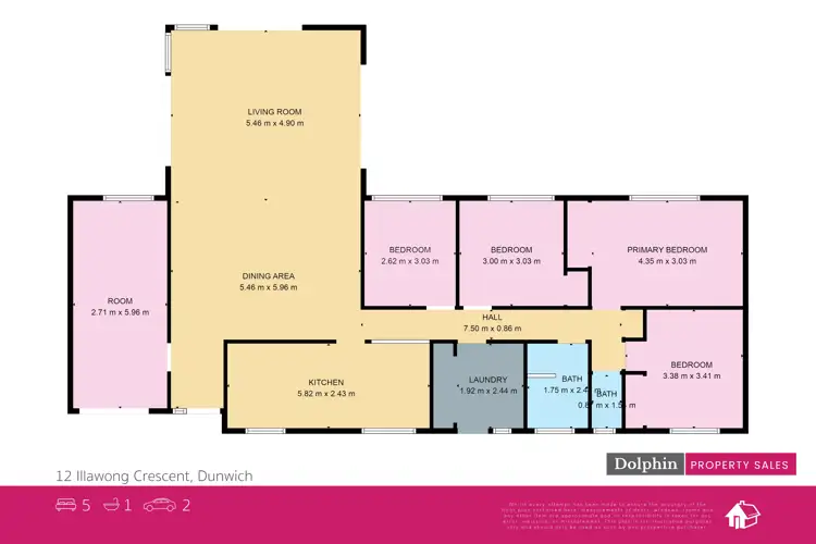 Floorplan of Homely house listing, 12 Illawong Crescent, Dunwich QLD 4183