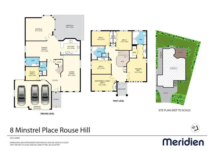 Floorplan of Homely house listing, 8 Minstrel Place, Rouse Hill NSW 2155