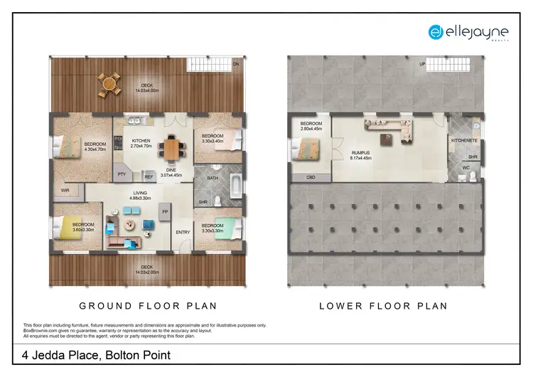 Floorplan of Homely house listing, 4 Jedda Place, Bolton Point NSW 2283