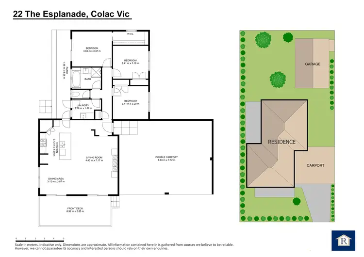 Floorplan of Homely house listing, 22 The Esplanade, Colac VIC 3250