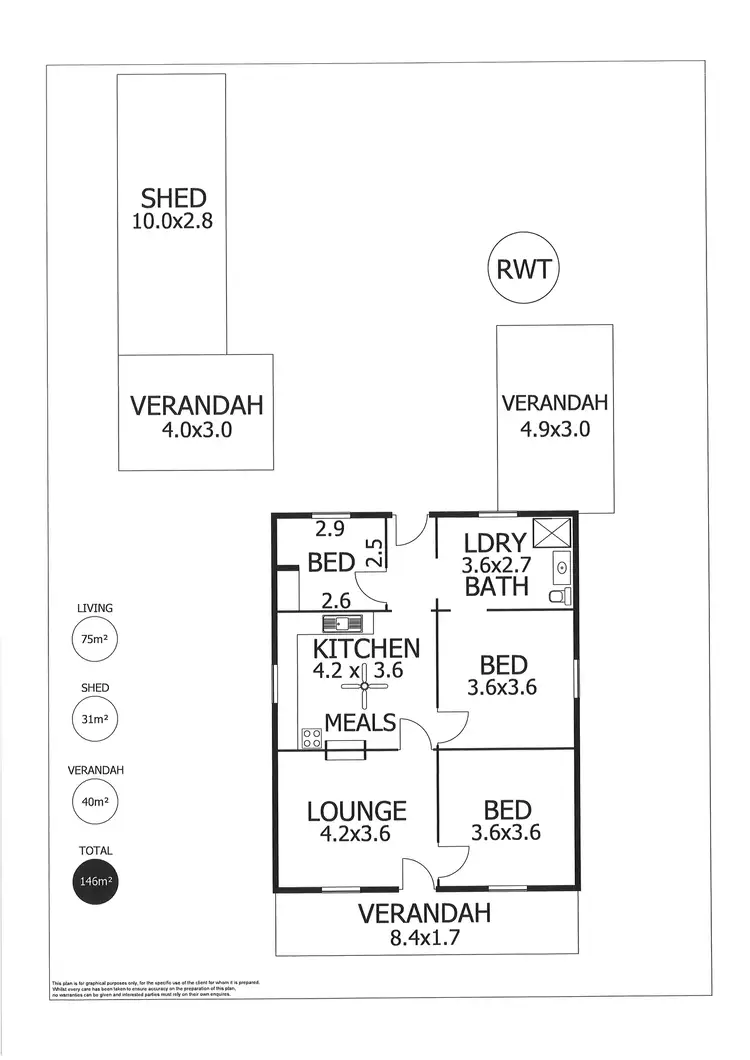 Floorplan of Homely house listing, 17 Florence Street, Murray Bridge SA 5253