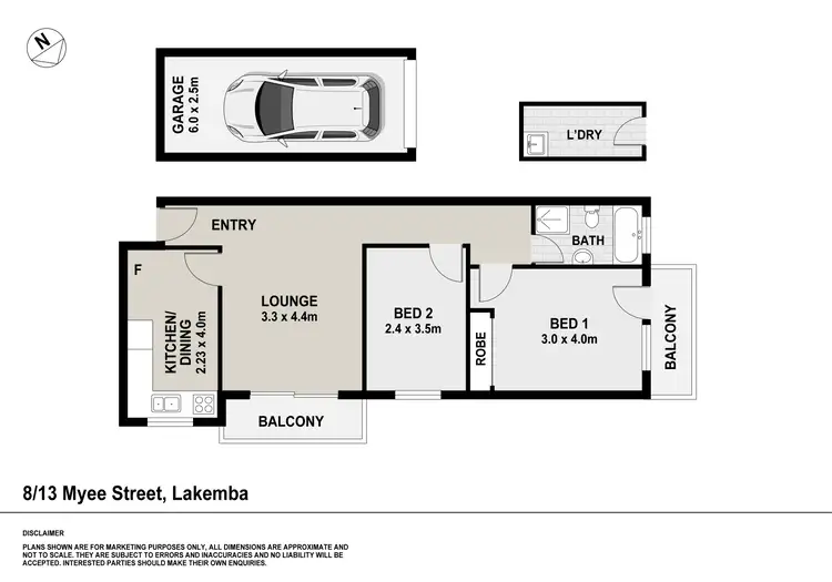 Floorplan of Homely apartment listing, 8/13 Myee Street, Lakemba NSW 2195