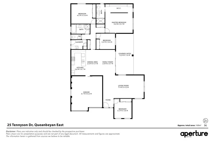 Floorplan of Homely house listing, 25 Tennyson Drive, Queanbeyan East NSW 2620